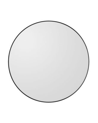 Aytm Circum Väggspegel Ø50 Cm / Klar - Väggspeglar Mdf Svart
