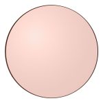 Aytm Circum Väggspegel Ø110 Cm Rose - Väggspeglar Mdf Rosa