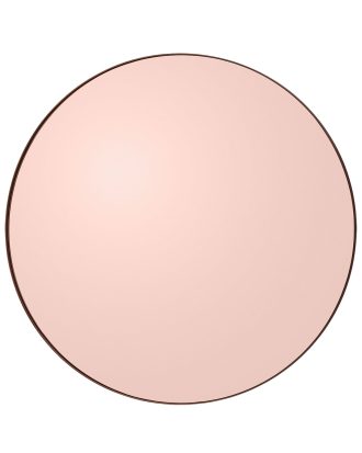 Aytm Circum Väggspegel Ø90 Cm Rose - Väggspeglar Mdf Rosa