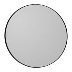Aytm Circum Väggspegel Ø90 Cm - Väggspeglar Mdf Svart