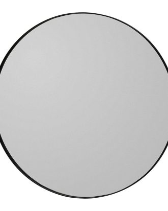 Aytm Circum Väggspegel Ø90 Cm - Väggspeglar Mdf Svart
