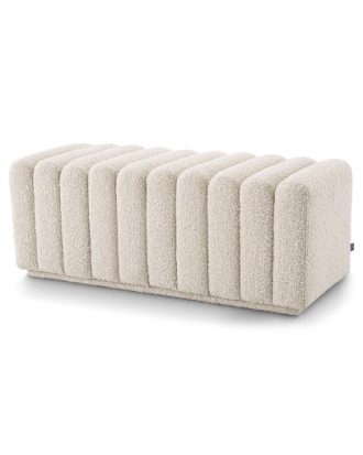 Bente bänk bouclé cream