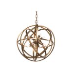 Nest taklampa mässing