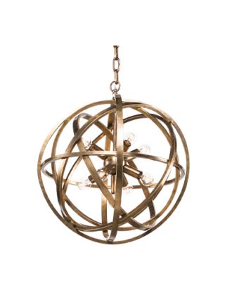 Nest taklampa mässing