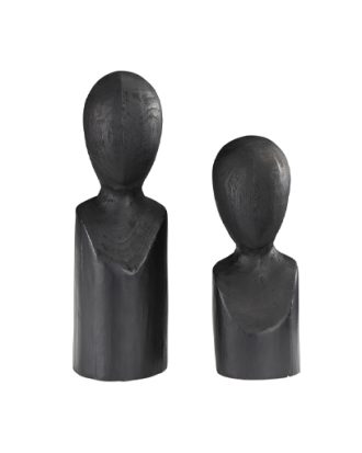 Mesha & Neru träfigurer svart