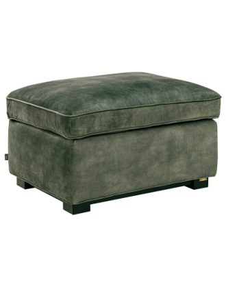 Midtown fotpall sammet hunter mörkgrön