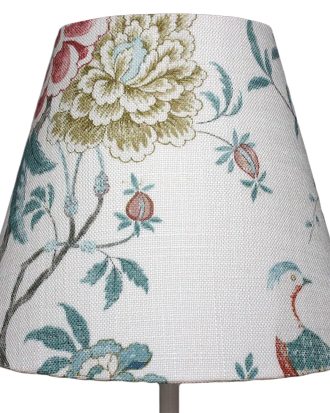 Bergo Lampskärmar Alf 23 Oriental Bird - Lampskärmar Textil Vit