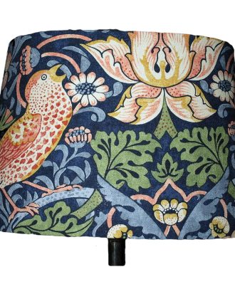 Bergo Lampskärmar Linus 26 Strawberry Thief - Lampskärmar Textil Blå