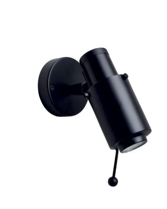Dcw Éditions Biny-spot Vägglampa / - Sänglampor Stål Svart