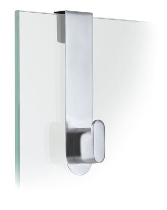 Blomus Areo Hängkrok För Glasdörr Matt - Handdukshållare Rostfritt Stål