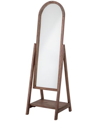 Bloomingville Cathia Golvspegel Mangoträ 157,5x46 Cm - Golvspeglar Brun