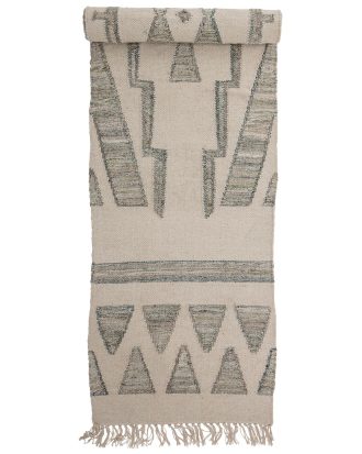 Bloomingville Delara matta 240x60 Cm / Natur - Ullmattor Ull Grön