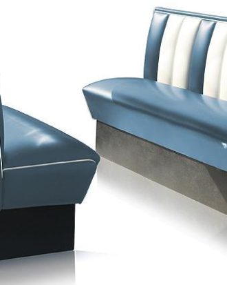 Diner booth - retro soffa 150 cm / st