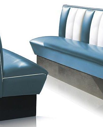 Diner booth - retro soffa 180 cm / st