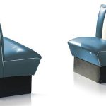 Diner booth - retro soffa slutdel 70 cm