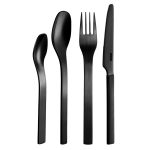 Bodum Barcelona Bestickset 16 Delar - Bestickset Rostfritt Stål Svart