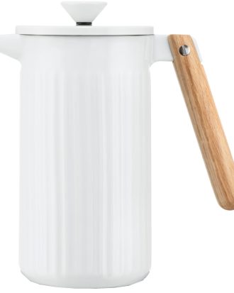 Bodum Douro Presskanna I 8 Koppar 1l - Kaffepressar Porslin Vit
