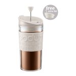 Bodum Travel Set Kaffepress 35 Cl / - Kaffepressar Plast Vit