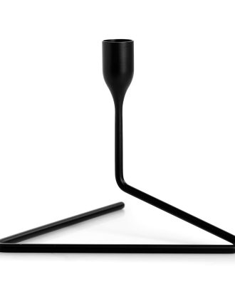 Born In Sweden Puzzle Ljusstake Liten - Ljusstakar Rostfritt Stål Svart