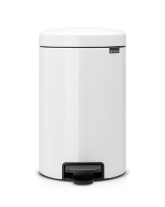 Brabantia New Icon Pedalhink 12l - Papperskorgar & Pedalhinkar Rostfritt Stål Vit