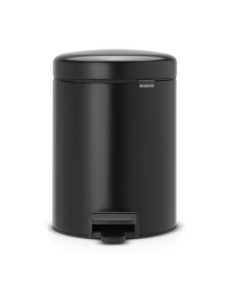 Brabantia New Icon Pedalhink 5l Matt Black - Papperskorgar & Pedalhinkar Rostfritt Stål Matt Svart