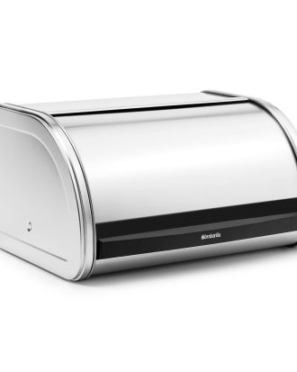 Brabantia Roll Top Brödlåda Medium - Brödkorgar & Brödlådor Rostfritt Stål Matt Steel
