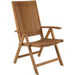 Brafab Julita Positionsstol Teak - Utestolar Massiv Teak Natural