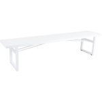 Brafab Vevi Bänk 200 Cm - Trädgårdssoffor & Bänkar Aluminium Vit