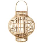 Broste Copenhagen Globus Ljuslykta 40 Cm - Ljuslyktor Glas Natur