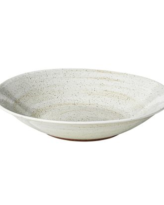 Broste Copenhagen Grød Djup Tallrik Ø22,5 Cm - Djupa tallrikar Stengods Beige