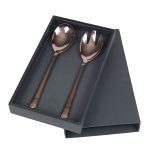 Broste Copenhagen Hune Salladsbestick Titanium Espresso - Espressokoppar Mix