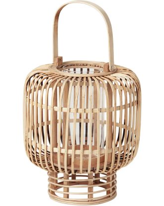 Broste Copenhagen Goran Ljuslykta Ø27,5x33 Cm - Ljuslyktor & Marschallhållare Glas Natural