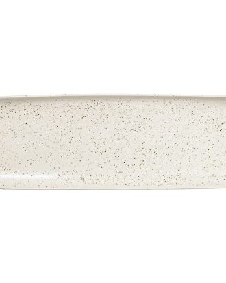 Broste Copenhagen Nordic Vanilla Tallrik Rektangulär 12,5x35 Cm - Övriga Tallrikar & Fat Stengods Cream