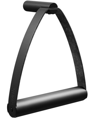 By Wirth Toilet Paper Holder Toalettrullehållare Svart Metall - Toalettrullehållare Läder Matt Svart