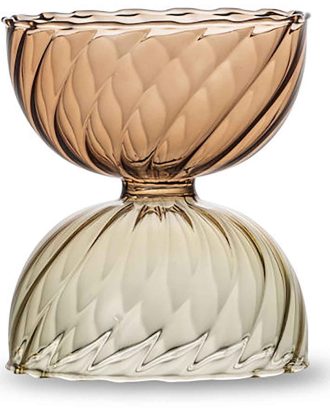 Byon Carameli Skål - Serveringsskålar Glas Beige