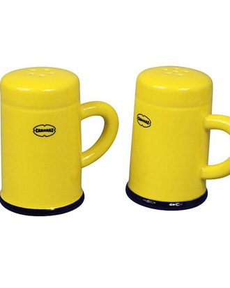 Salt och pepparkar i retrostil - Gul