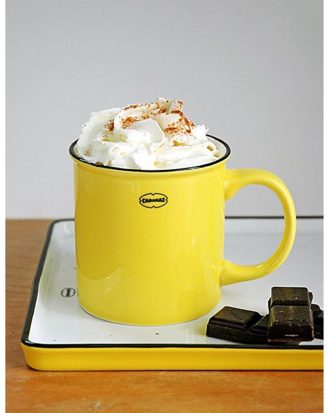 Mugg i retrostil Cabanaz - Gul