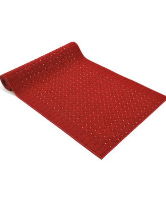 Pronto röd - gångmatta på metervara