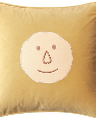 Chhatwal & Jonsson Emoji Kuddfodral 50x50 Cm Spicy Yellow / - Prydnadskuddar & Fodral Sammet Beige