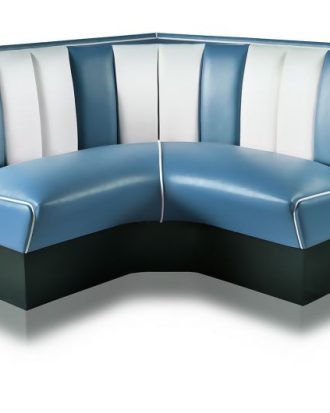 Diner booth - retro soffa 120 cm hörna
