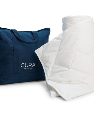 Cura Of Sweden Pearl Down 6 Kg Tyngdtäcke 150x210 Cm Vit - Påslakan Bomull