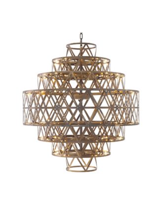 Clinton taklampa mässing