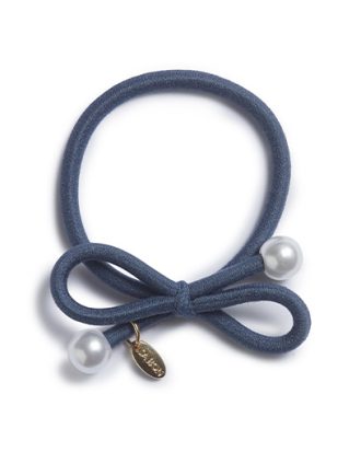 Ia Bon Pearl hårsnodd stålblå