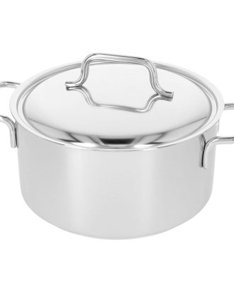 Demeyere Apollo Gryta Med Lock 22 Cm / 4 L - Grytor Aluminium Rostfritt Stål