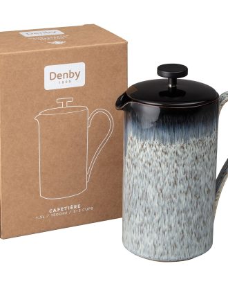 Denby Halo Drew Kaffepress - Kaffepressar Stengods Svartblå
