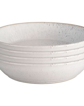 Denby Kiln Pastatallrik Ø22 Cm 4-pack - Serveringsskålar Stengods Beige