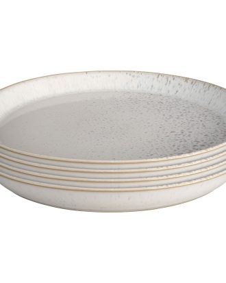 Denby Kiln Tallrik 26 Cm 4-pack - Mattallrikar Stengods Beige