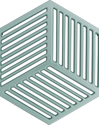 Denby Pavilion Grytunderlägg 21,5x24,5 Cm - Grytunderlägg Gjutjärn Ljusblå