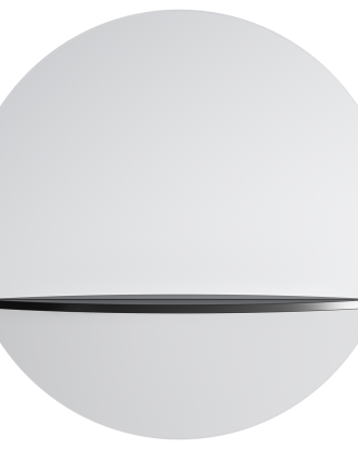 Department Pie A Väggspegel 60cm - Väggspeglar Spegelglas Svart