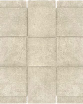Design House Stockholm Basket Matta 180x180 Cm - Tuftade mattor Ull Beige